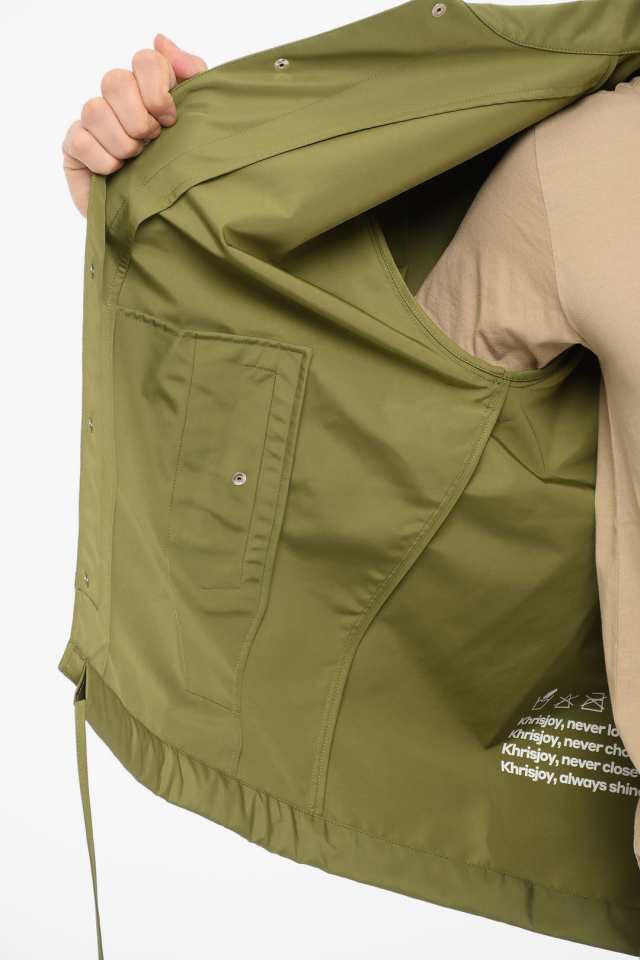 KHRISJOY クリスジョイ ジャケット DSM052 NYNY OA101 メンズ SNAP CLOSURE COACH JACKET  【関税・送料無料】【ラッピング無料】 dk｜au PAY マーケット