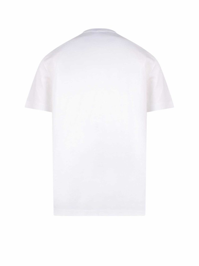 VERSACE ヴェルサーチ ホワイト White Tシャツ メンズ 秋冬2023