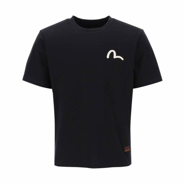 EVISU エビス Nero Evisu seagull print t-shirt Tシャツ メンズ 春夏2023 0ELBSM0TS540XXCT  【関税・送料無料】【ラッピング無料】 ik｜au PAY マーケット