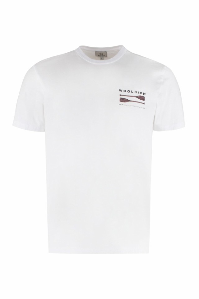 WOOLRICH ウールリッチ ホワイト White Tシャツ メンズ 春夏2023 CFWOTE0097MRUT2926 8041  【関税・送料無料】【ラッピング無料】 ia｜au PAY マーケット