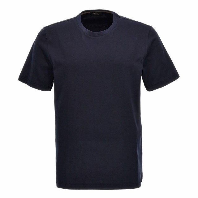 BRIONI ブリオーニ ブルー Blue Logo embroidery T-shirt Tシャツ メンズ 秋冬2023  UJLA0LOA6134100 【関税・送料無料】【ラッピング無料｜au PAY マーケット