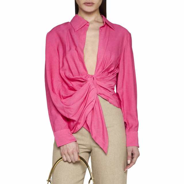 JACQUEMUS ジャックムス Pink シャツ レディース 春夏2023 213SH002