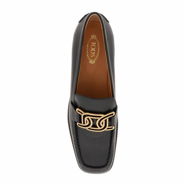 TODS トッズ ブラック Nero Tods gommino driving shoes with chain ローファー レディース 春夏2023  XXW44K0GR60MDL 【関税・送料無料】｜au PAY マーケット