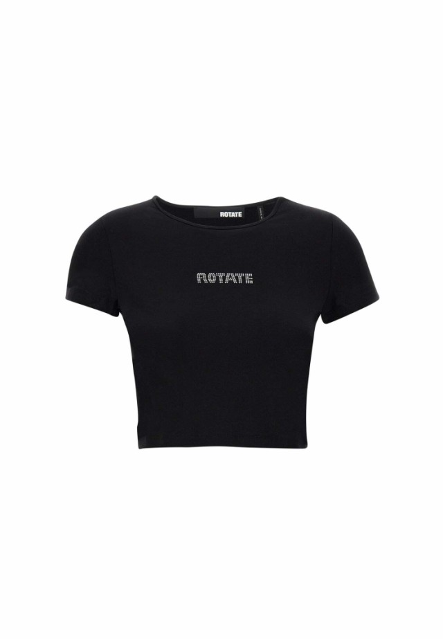 送料無料】 ローテート レディース Tシャツ トップス ROTATE Cropped