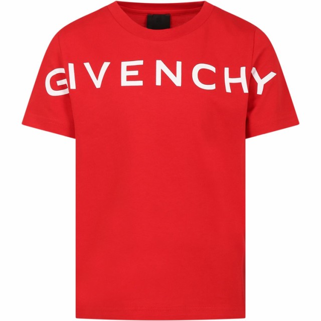 GIVENCHY ジバンシィ レッド Red トップス ボーイズ 秋冬2023 H25447