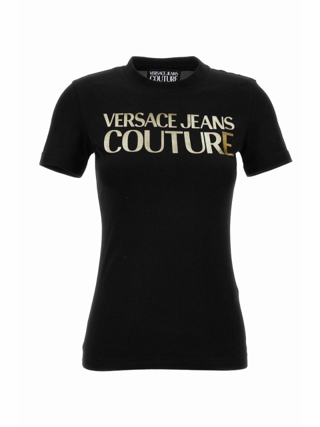 VERSACE JEANS COUTURE ヴェルサーチェ・ジーンズ・クチュール Tシャツ レディース 春夏2023 74HAHT01CJ03TG89  【関税・送料無料】【ラッ｜au PAY マーケット