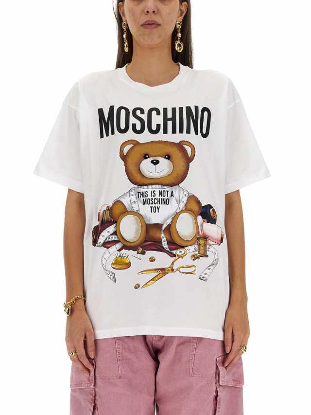 MOSCHINO モスキーノ BIANCO Tシャツ レディース 秋冬2023 07015541_1001 【関税・送料無料】【ラッピング無料】 iaの通販はau  PAY マーケット BRANDSHOP・クラージュ au PAY マーケット－通販サイト