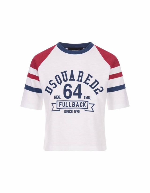 DSQUARED2 ディースクエアード ホワイト WHITE Tシャツ レディース