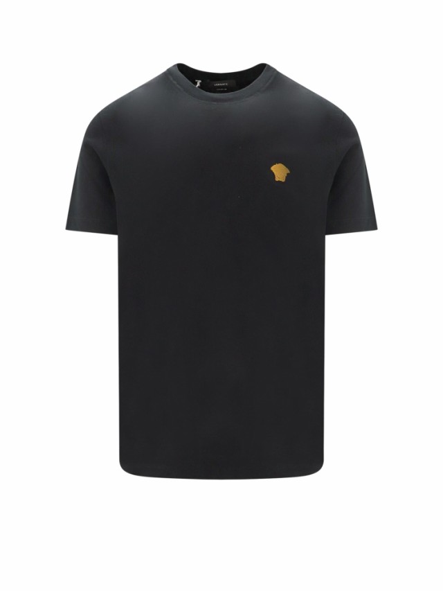 VERSACE ヴェルサーチ ブラック Black Tシャツ メンズ 秋冬2023