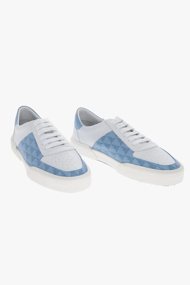 AMIRI アミリ Light blue スニーカー Y0F22421LS CBW メンズ LACE-UP DAGGER MONOGRAM  LEATHER SNEAKERS 【関税・送料無料】【ラッピング｜au PAY マーケット