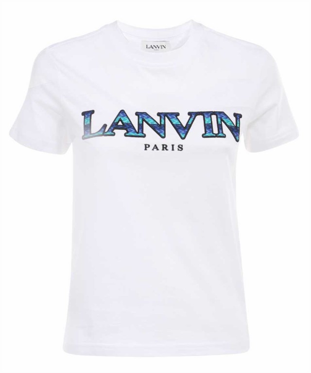 LANVIN ランバン ホワイト White Tシャツ レディース 秋冬2022 RWTS0030J020H22_01  【関税・送料無料】【ラッピング無料】 ia｜au PAY マーケット