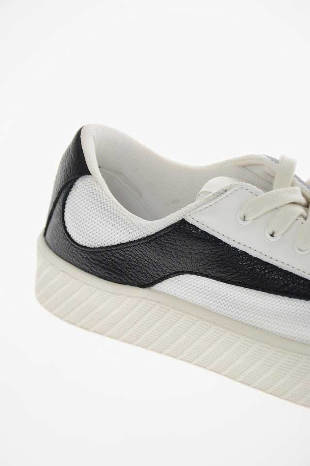 BY FAR バイファー スニーカー 21FWROAKWNLGRLWNL レディース LEATHER AND FABRIC LOW TOP  SNEAKERS 【関税・送料無料】【ラッピング無料｜au PAY マーケット