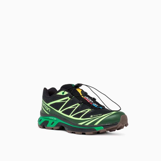 SALOMON サロモン スニーカー メンズ 秋冬2023 L47292100-BLACK/GREEN 【関税・送料無料】【ラッピング無料】  ia｜au PAY マーケット