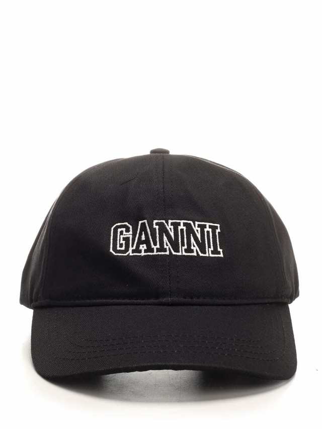 GANNI ガニー ブラック Black 帽子 レディース 秋冬2023 A4968 099 【関税・送料無料】【ラッピング無料】 ia｜au PAY  マーケット