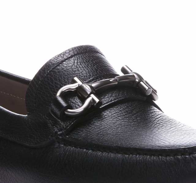 FERRAGAMO フェラガモ ブラック Black ローファー メンズ 秋冬2023