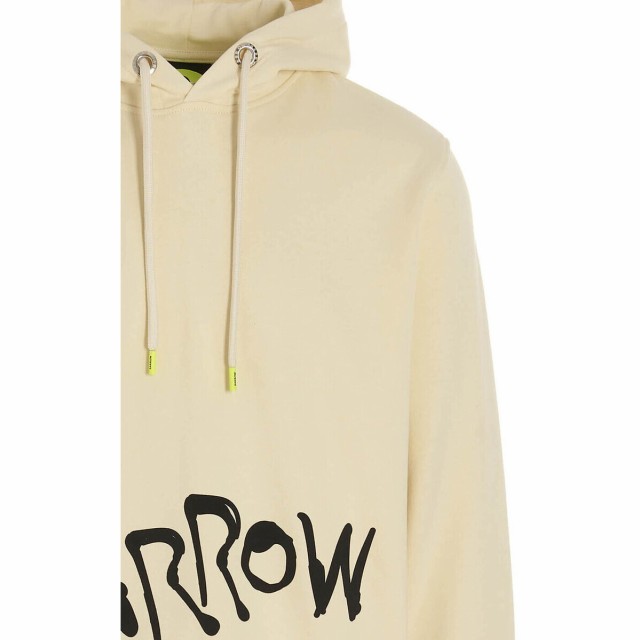 BARROW バロウ Beige contrast print hoodie トレーナー メンズ 春夏2023 034087BW004  【関税・送料無料】【ラッピング無料】 ju｜au PAY マーケット