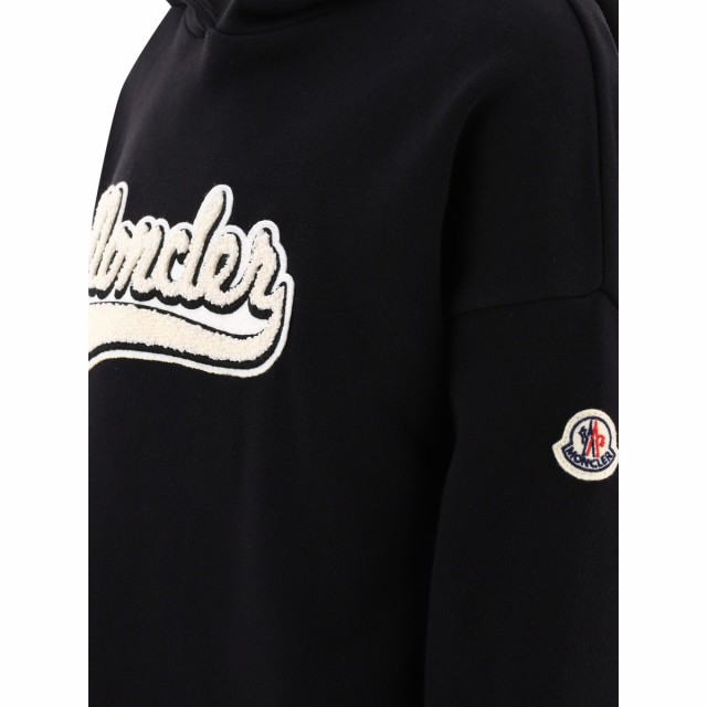 MONCLER モンクレール ブラック Black ”Moncler” hoodie トレーナー