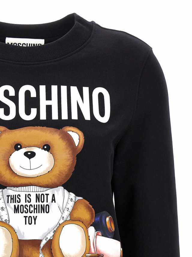 MOSCHINO モスキーノ ブラック BLACK トレーナー レディース 秋冬2023 1706 5528V1555  【関税・送料無料】【ラッピング無料】 ia｜au PAY マーケット