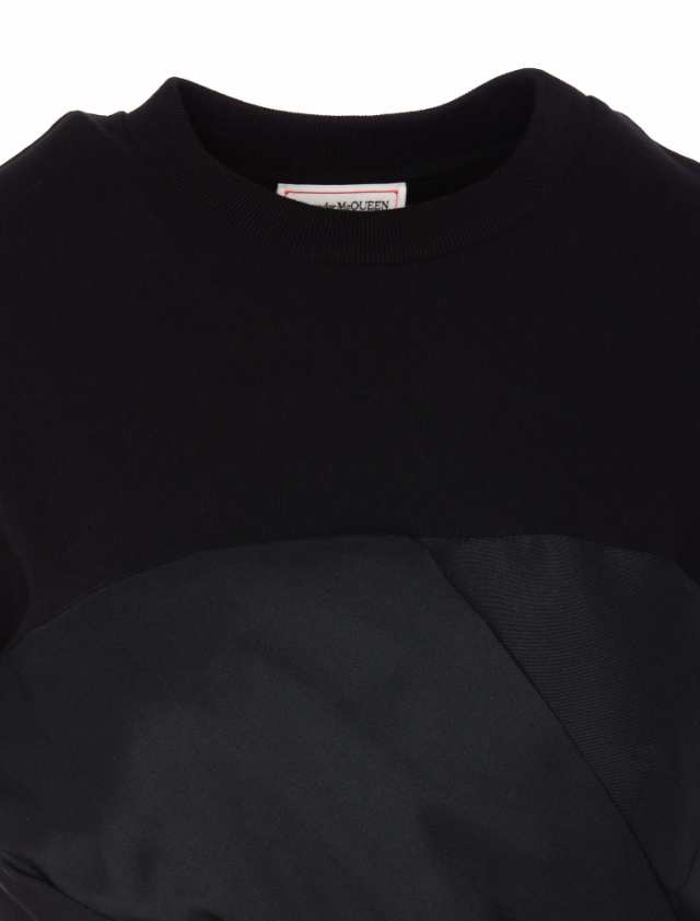 ALEXANDER MCQUEEN アレキサンダー マックイーン ブラック BLACK Tシャツ レディース 春夏2023 733976 QLAA6  1000 【関税・送料無料】【｜au PAY マーケット