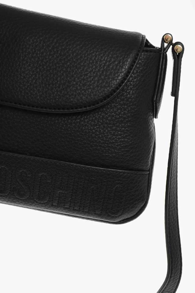 MOSCHINO モスキーノ バッグ JC4132PP1HLM0000 レディース LOVE TEXTURED FAUX LEATHER  CROSSBODY BAG 【関税・送料無料】【ラッピング無｜au PAY マーケット