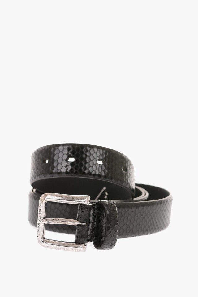 与え ジャスト カヴァリ JUST CAVALLI レディース ベルト White 