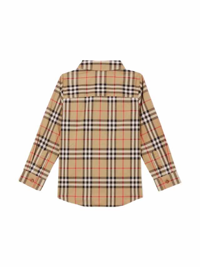 BURBERRY バーバリー Beige シャツ ボーイズ 秋冬2023 8059637 A7028 【関税・送料無料】【ラッピング無料】 ia｜au  PAY マーケット