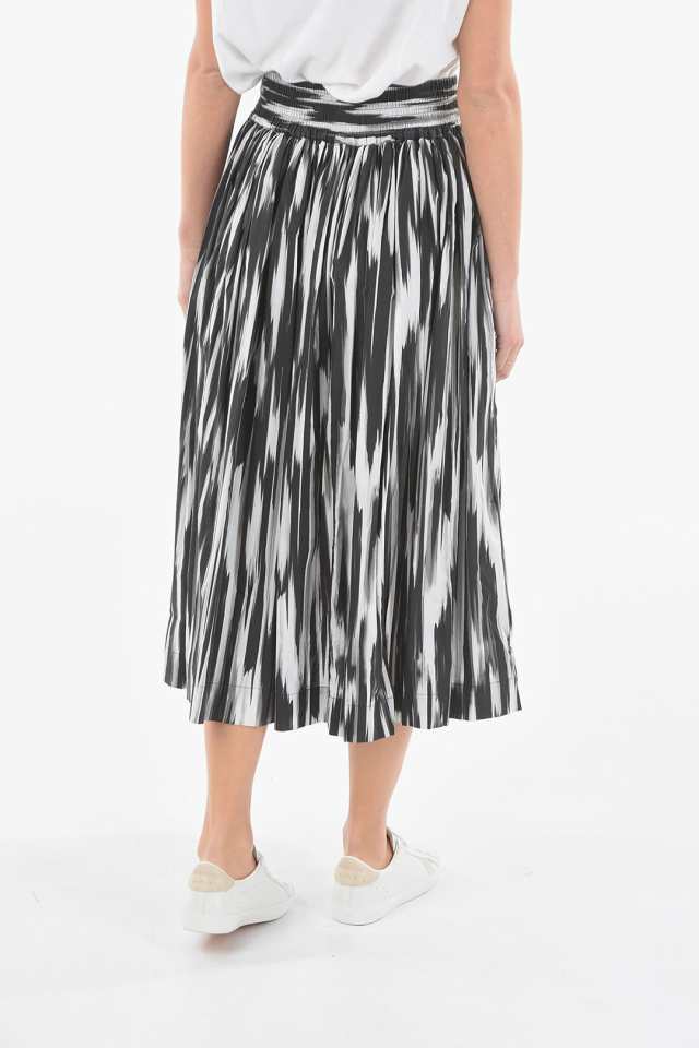 WOOLRICH ウールリッチ スカート COWWGON0332PO90 1554 レディース DRAWSTRING WAIST POPELINE  COTTON FLARED SKIRT 【関税・送料無料】｜au PAY マーケット