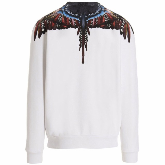 MARCELO BURLON COUNTY OF MILAN マルセロブロンカウンティオブミラン ホワイト White Grizzly Wings  sweatshirt トレーナー メンズ 春夏｜au PAY マーケット