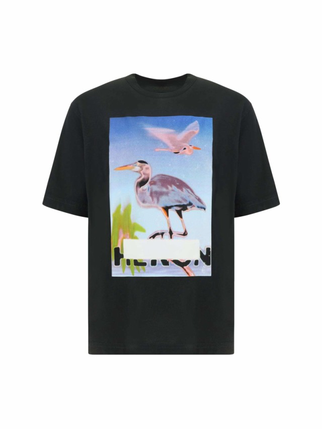 HERON PRESTON ヘロン プレストン グリーン GREEN Tシャツ メンズ 秋冬