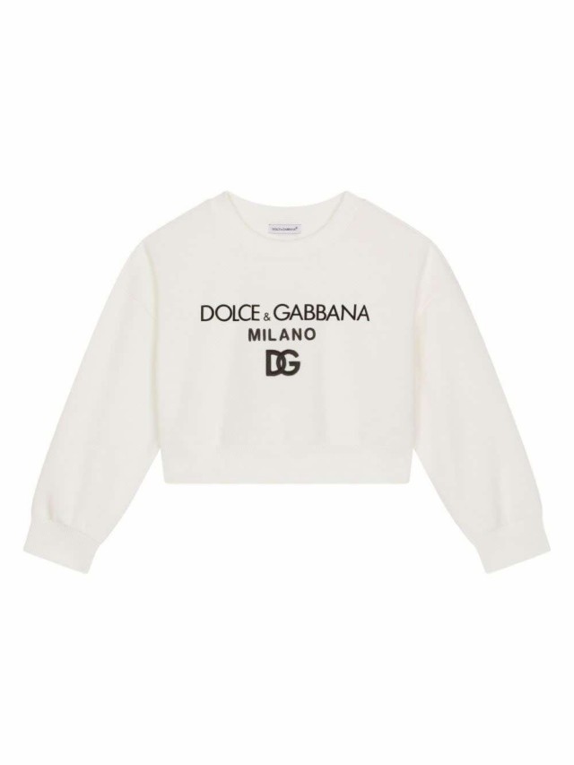 DOLCE＆GABBANA ドルチェ＆ガッバーナ ホワイト Bianco スウェット ボーイズ 秋冬2023 L5JW8SG7I0J  【関税・送料無料】【ラッピング無料｜au PAY マーケット