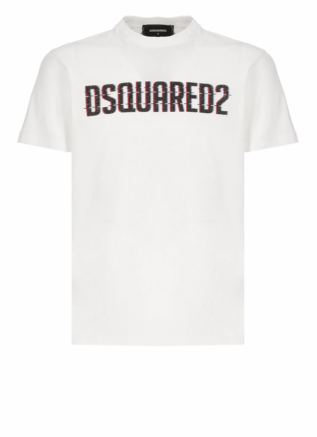 DSQUARED2 ディースクエアード ホワイト White Tシャツ メンズ 秋冬2023 S74GD1158 S23009100  【関税・送料無料】【ラッピング無料】 ia｜au PAY マーケット