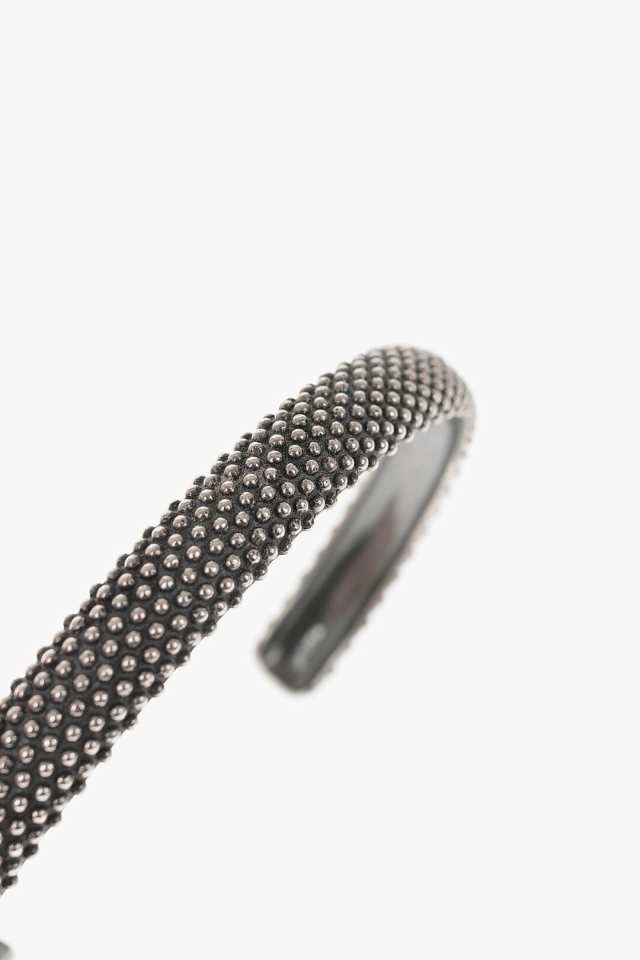 NOVE25 ノーヴェヴェンティチンクエ ジュエリー N25BRA00093 メンズ DOTTED SILVER BRACELET  【関税・送料無料】【ラッピング無料】 dk｜au PAY マーケット