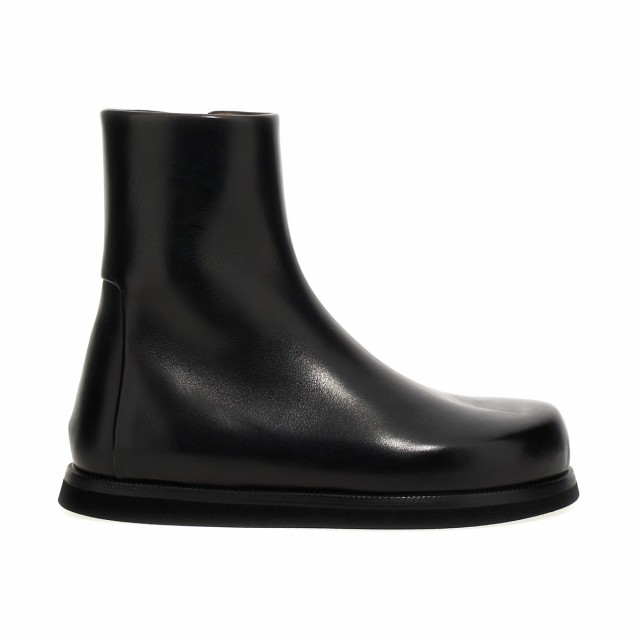 MARSELL マルセル Black Accom ankle boots ブーツ レディース 秋冬