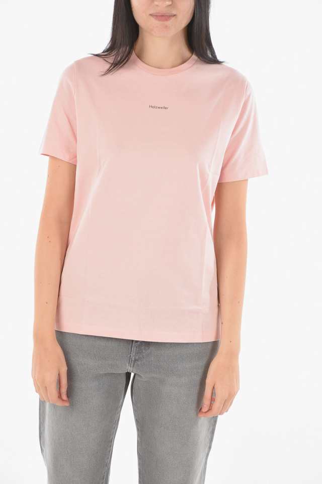 HOLZWEILER ホルツワイラー Pink トップス 12528 0 1452 レディース ORGANIC COTTON BASIC  T-SHIRT 【関税・送料無料】【ラッピング無料｜au PAY マーケット