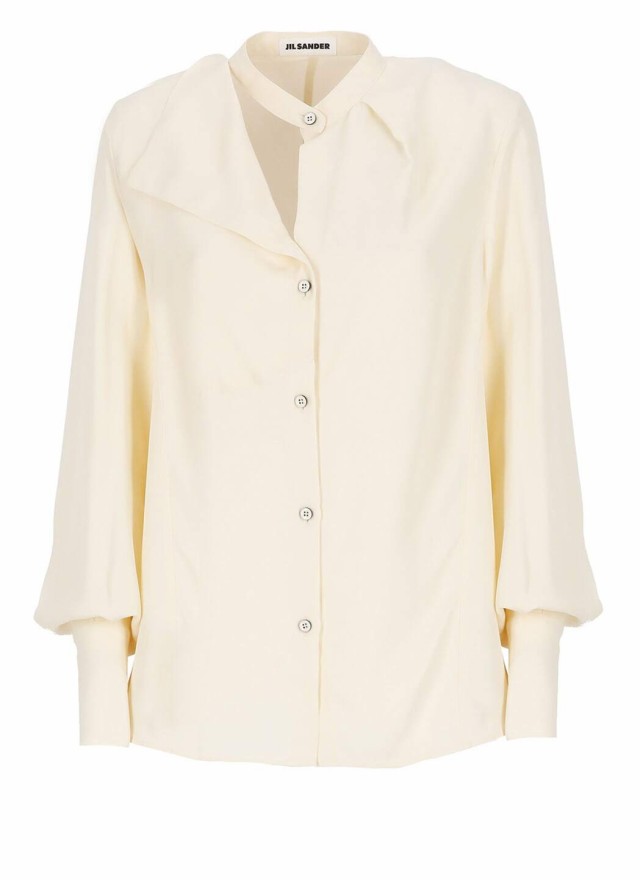 JIL SANDER ジルサンダー IVORY シャツ レディース 春夏2023 J01DL0105