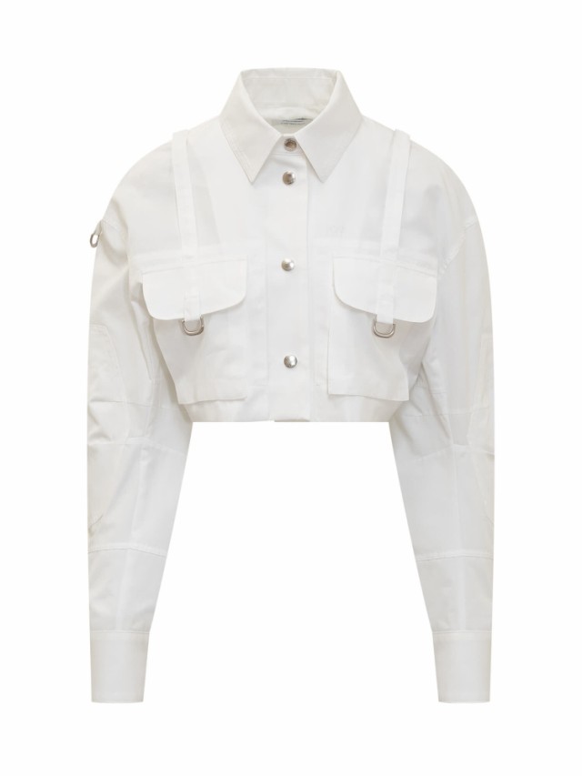 OFF WHITE オフホワイト ホワイト WHITE シャツ レディース 秋冬2023