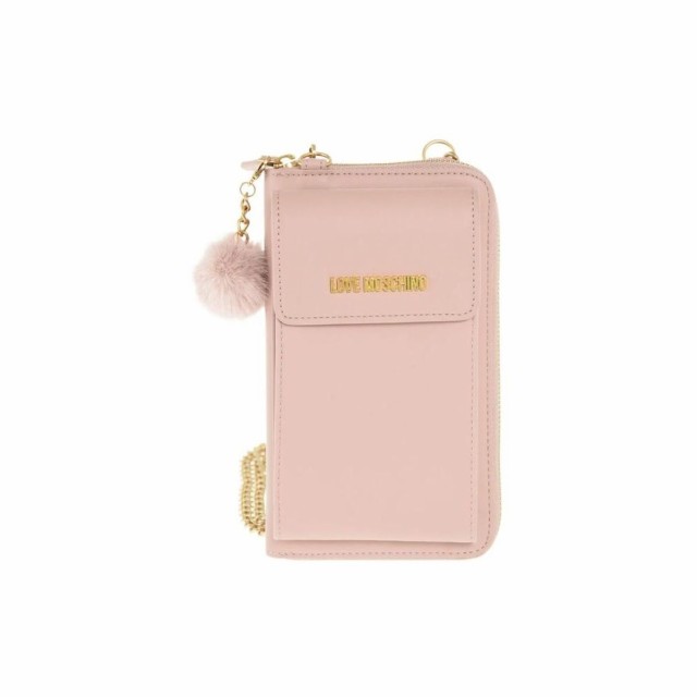 ラスト１【新品】MOSCHINO モスキーノ キルト 長財布 くすみピンク