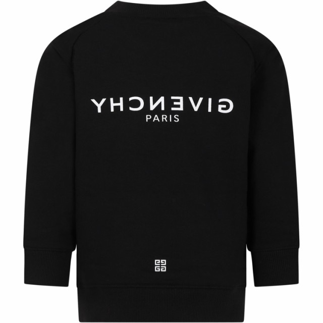 GIVENCHY ジバンシィ ブラック Black スウェット ボーイズ 秋冬2023 H25472 09B 【関税・送料無料】【ラッピング無料】  ia｜au PAY マーケット