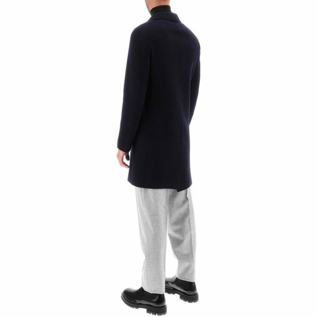 ZEGNA ゼニア Blu Zegna single-breasted midi coat コート メンズ 秋冬2023 697708A6  4DSGG0 【関税・送料無料】【ラッピング無料】 ik｜au PAY マーケット