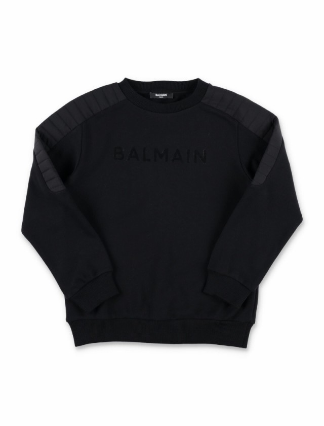 BALMAIN バルマン ブラック BLACK スウェット ボーイズ 秋冬2023 BT4P50Z0081930 【関税・送料無料】【ラッピング無料】  ia｜au PAY マーケット