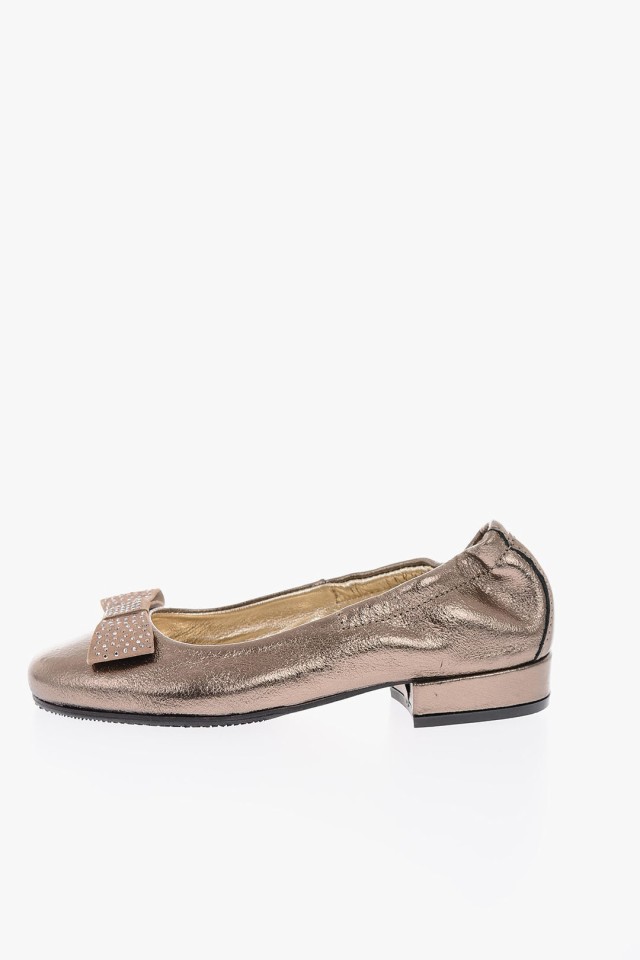 MONNALISA モナリザ Gold コート 876012 6706 79 ガールズ LAMINATED