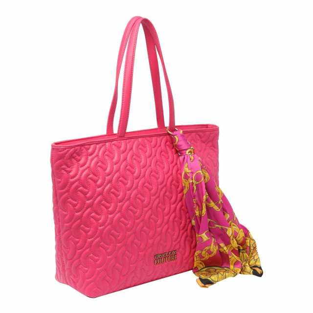 VERSACE JEANS COUTURE ヴェルサーチェ・ジーンズ・クチュール パープル Fuchsia トートバッグ レディース 秋冬2023  75VA4BA9 ZS803455 ｜au PAY マーケット