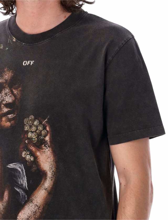 OFF WHITE オフホワイト BLACK MULTI Tシャツ メンズ 秋冬2023