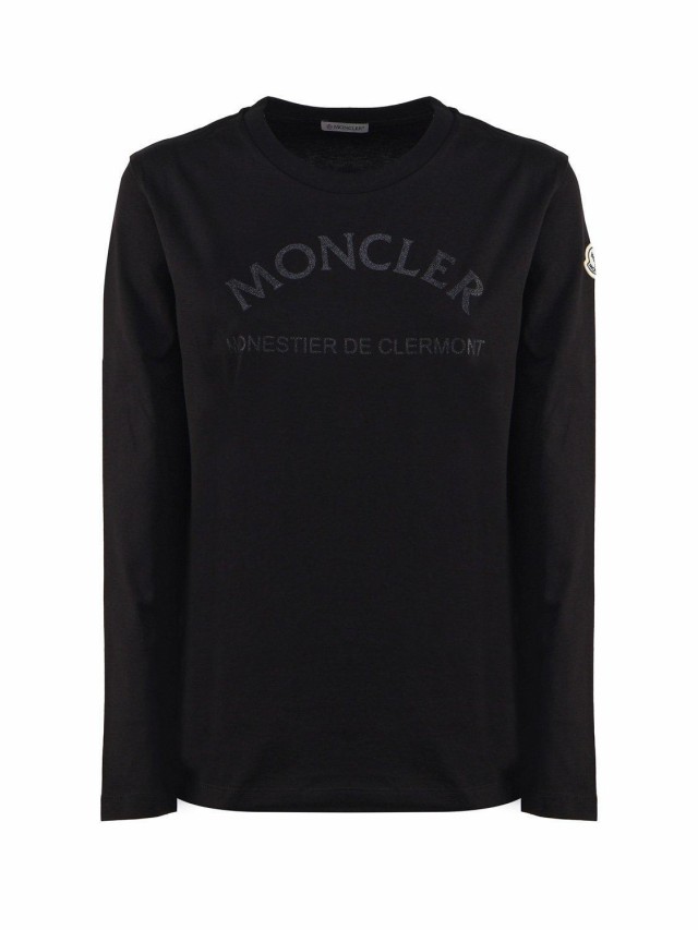 MONCLER モンクレール ブラック Black Tシャツ レディース 秋冬2023