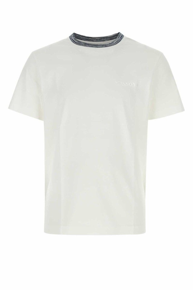 MISSONI ミッソーニ ホワイト Bianco Tシャツ メンズ 秋冬2023