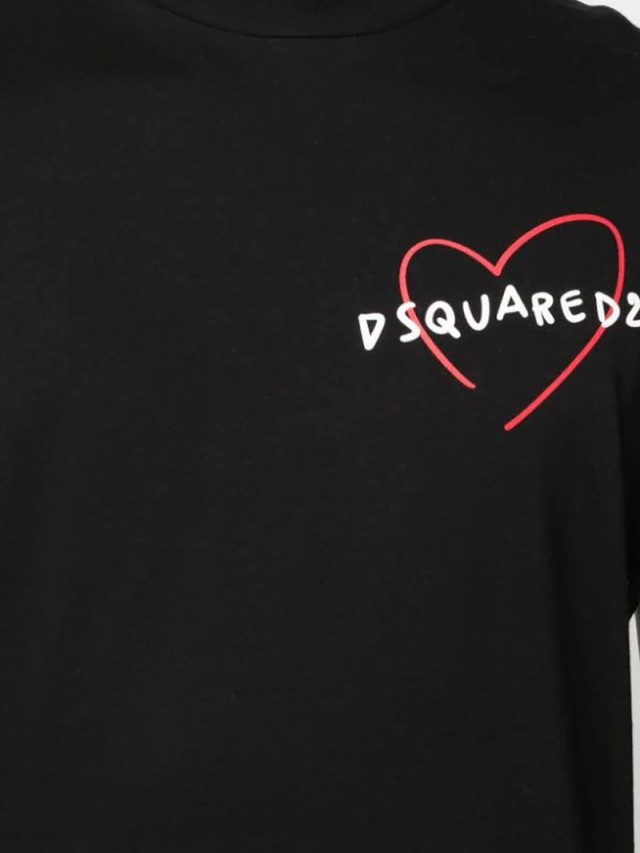 DSQUARED2 ディースクエアード Nero Tシャツ メンズ 秋冬2023