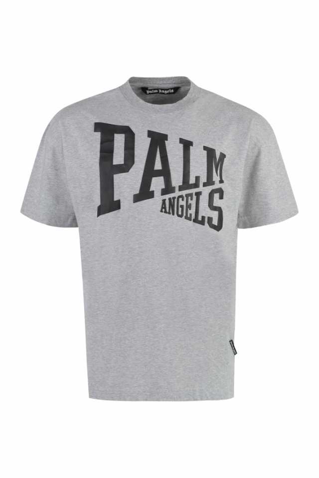 PALM ANGELS パーム エンジェルス グレー grey Tシャツ メンズ 秋冬2023  PMAA072F23JER0020910_GREYBLACK 【関税・送料無料】【ラッピン｜au PAY マーケット