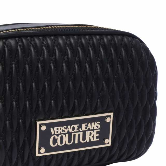 VERSACE JEANS COUTURE ヴェルサーチェ・ジーンズ・クチュール ブラック Black バッグ レディース 秋冬2023  75VA4BO9 ZS818899 【関税・｜au PAY マーケット