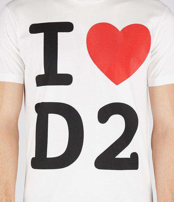 DSQUARED2 ディースクエアード ホワイト White Tシャツ メンズ 秋冬2022 S74GD1028S23009 100  【関税・送料無料】【ラッピング無料】 ia｜au PAY マーケット