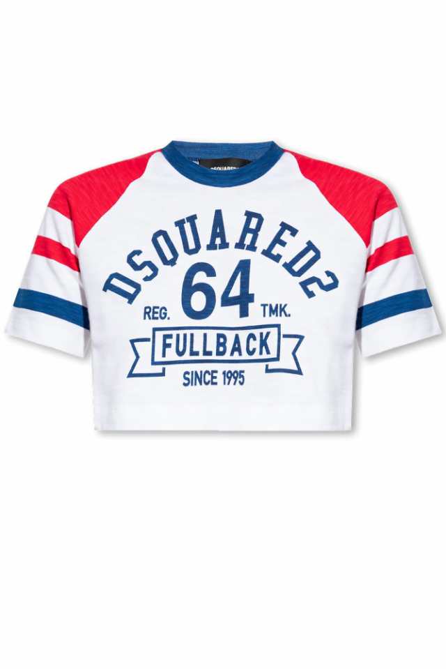 DSQUARED2 ディースクエアード ホワイト WHITE Tシャツ レディース